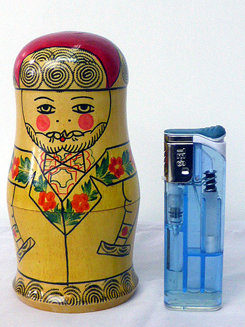 A97 昭和レトロ USSR/旧ロシアソビエト連邦 マトリョーシカ人形 4体セット ロシアドール/オブジェ/ディスプレイ・250327拍卖