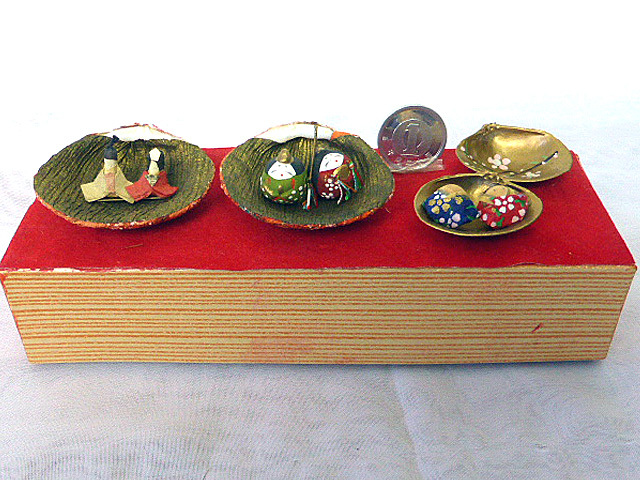 A82 ミニチュア 超ミニ雛人形 3セット・オブジェ/ディスプレイ・250313拍卖