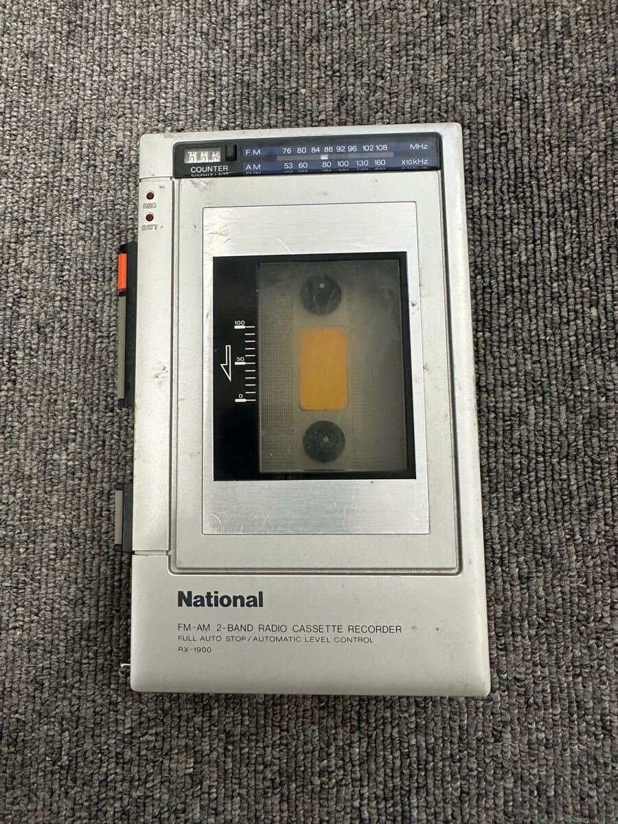 NationalカセットレコーダーRX-1900未確認ジャンク品拍卖