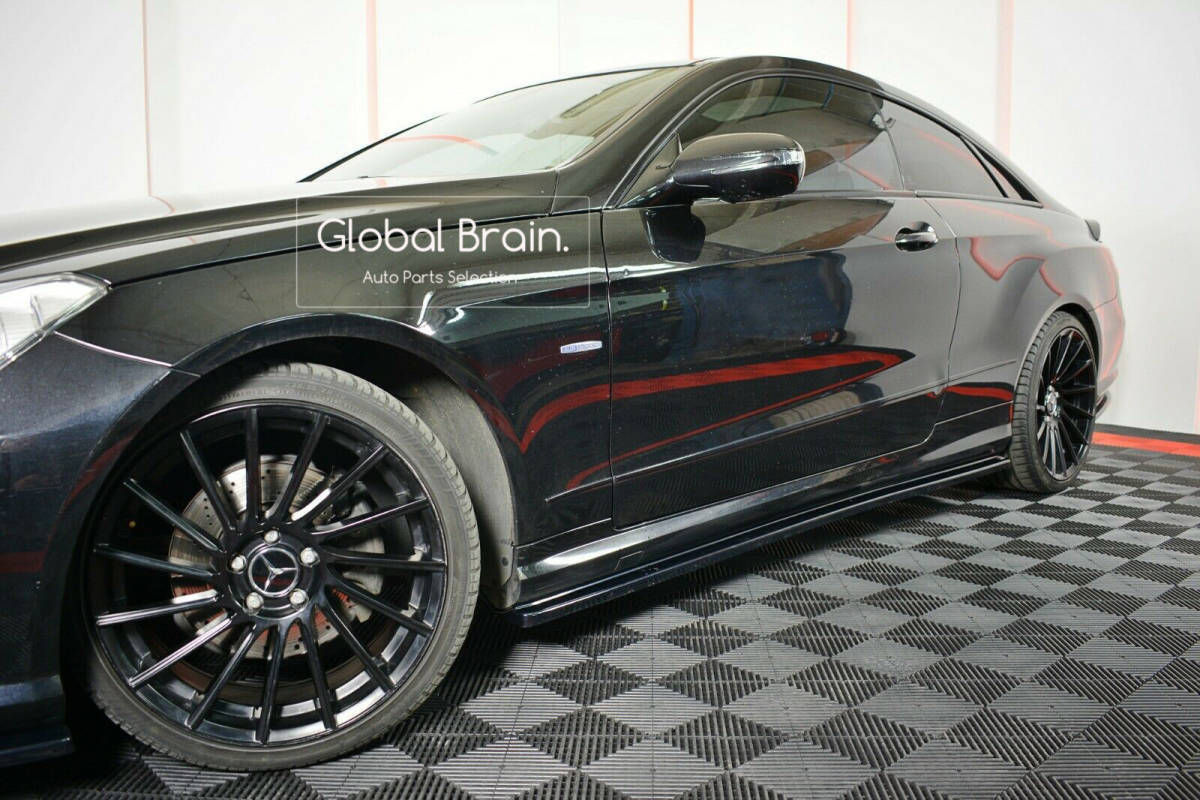 メルセデスベンツ Eクラス クーペ 前期 W207 C207 サイド スカート ディフューザー/スプリッター エプロン バンパー カバー ディフューザー拍卖