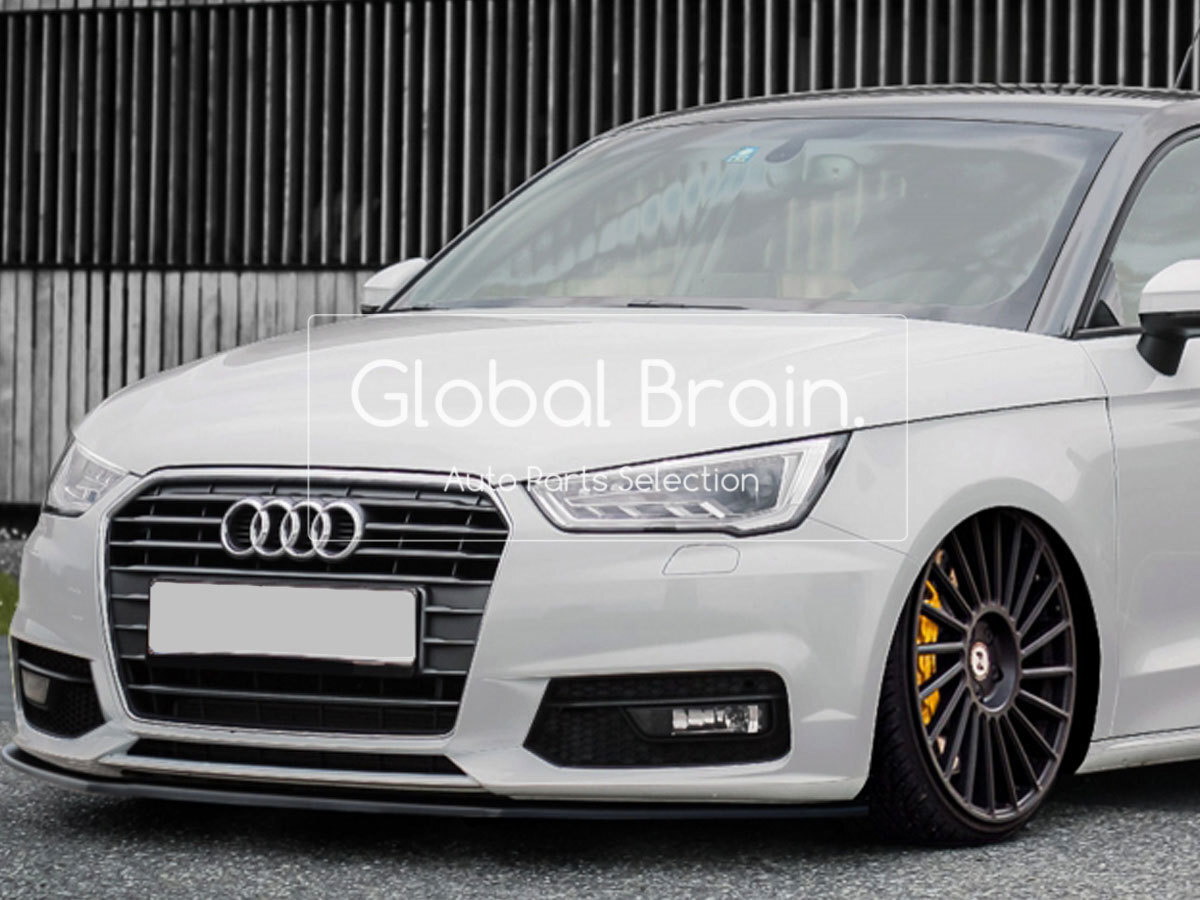 2014 アウディ A1 8X スポーツバック フロントスプリッター スポイラー/ エプロン バンパー ディフューザー スカート エアロ AUDI拍卖