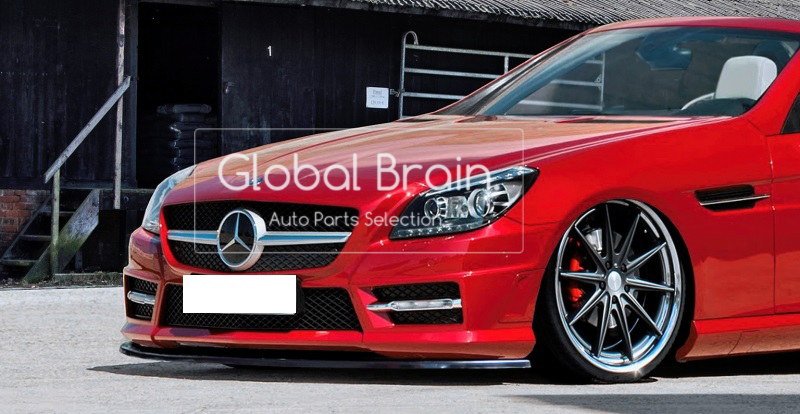 メルセデス ベンツ SLK R172 AMGライン フロント リップ スプリッター スポイラー/ エプロン バンパー ディフューザー スカート エアロ拍卖