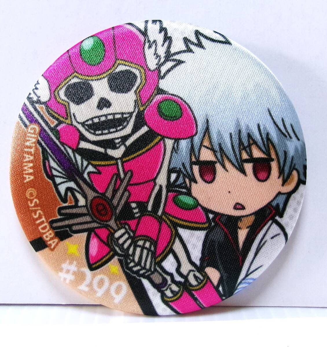 銀魂 思い出 シルキー 缶バッジ コレクション 1 坂田銀時 C タケシ SDキャラ 76mm 未使用拍卖