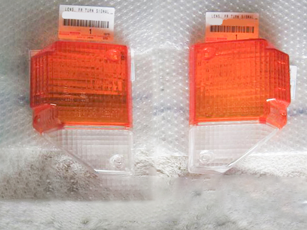 トヨタ ランクル70 フロント ターン シグナル ランプ レンズ 左右 セット FJ 75 HZJ7 PZJ7 検 ホイール マフラー ヘッドライト パーツ ドア拍卖
