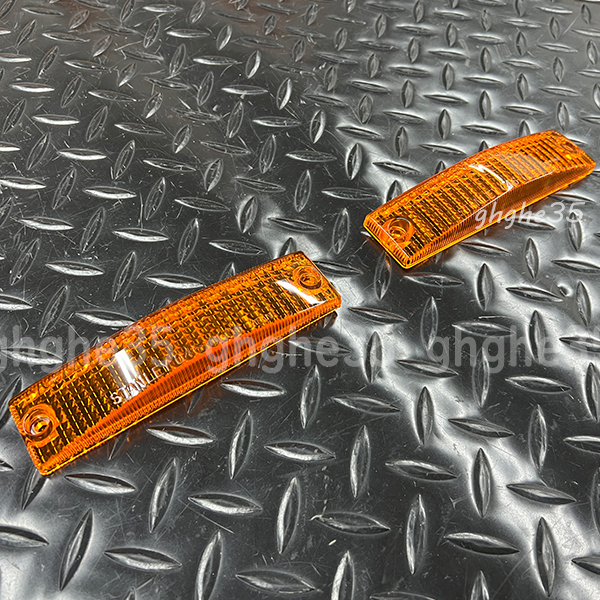 マツダ 純正 RX-7 FC3S ウィンカー レンズ サイド ターン 2個 セット rx7 rx-7 fc3s 検索 RX7 フロント パイプ カバー ワイパー パーツ拍卖