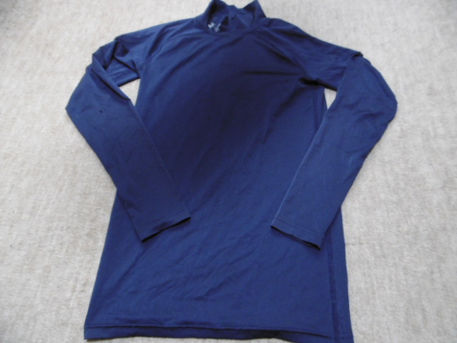 ★アンダーアーマ★長袖インナーウエア commression ネイビー サイズ:SM わけあり!!拍卖