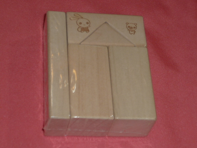 激レア!カワイイ♪西松屋 キャラクター ミミちゃん 木製 つみき5コセット(非売品)拍卖