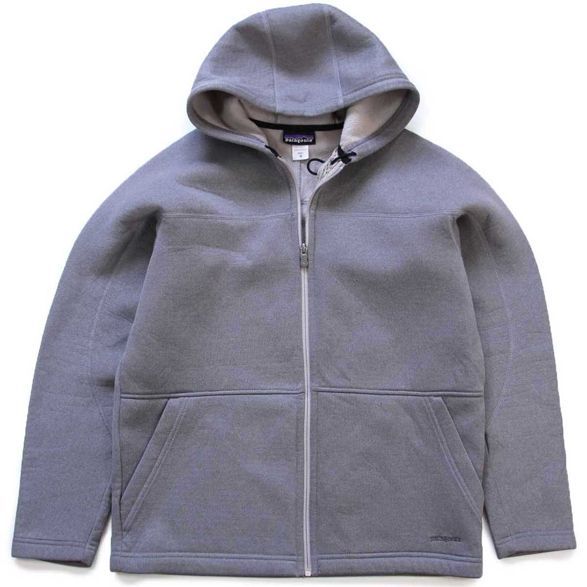 ★00s patagoniaパタゴニア Double Top Sweatshirt ダブルトップ スウェットシャツ ジップパーカー グレー M★フーディー オールド拍卖