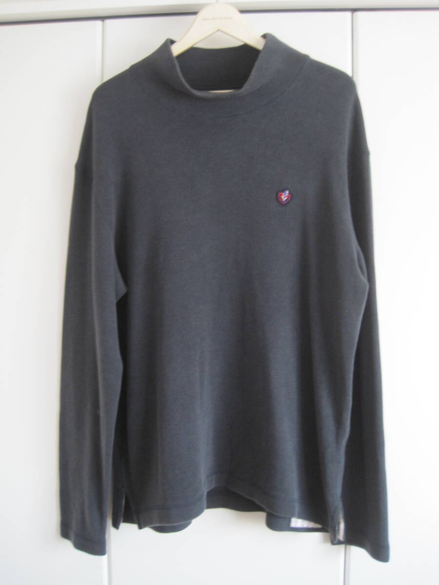 パパス Papas ハイネックカットソー L拍卖