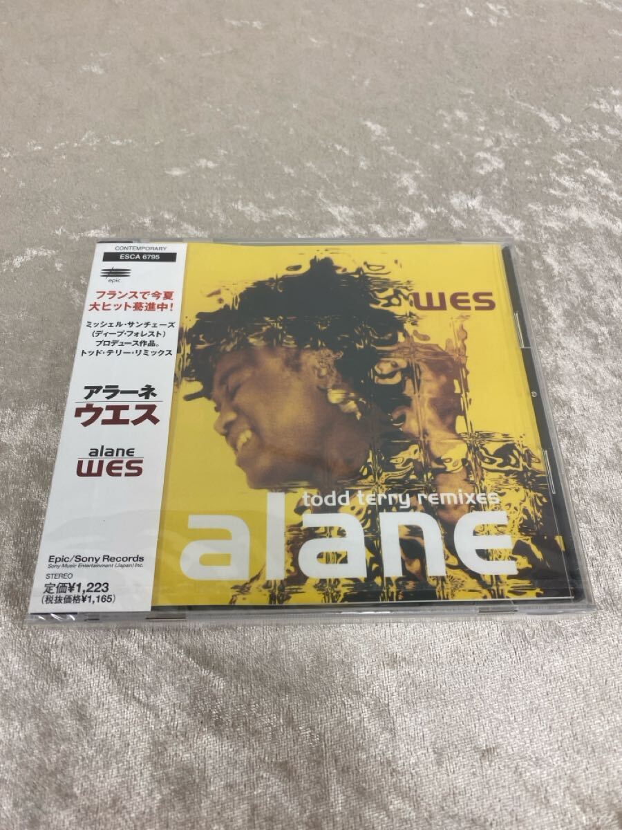 新品 未開封 CD 国内盤 WES ウェス / ALANE アラーネ Remixバージョン含む全5曲 ディープフォレスト のヴォーカル拍卖