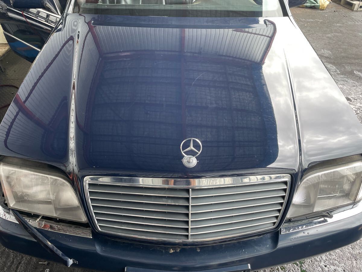 ベンツ 500SEL w140 純正 ボンネットフード エンブレム グリル付き 青 839拍卖