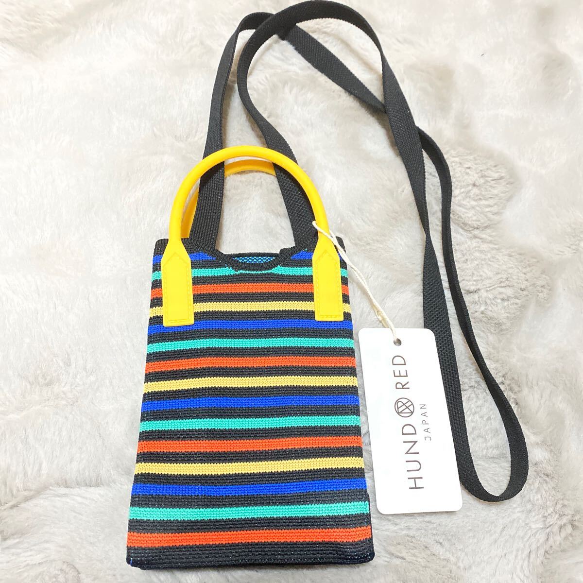 新品/タグ付き/HUNDRED/シリコンバッグ スマホケース ミニショルダー バッグ拍卖