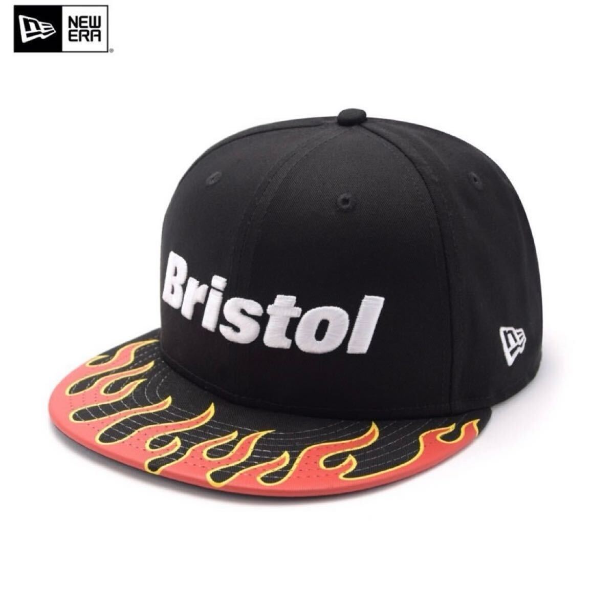 【美品】 FCRB f.c real bristol エフシーレアルブリストル SOPHNET ソフネット NEWERA FIRE FLAME 9FIFTY SNAP BACK CAP キャップ 帽子 黒拍卖