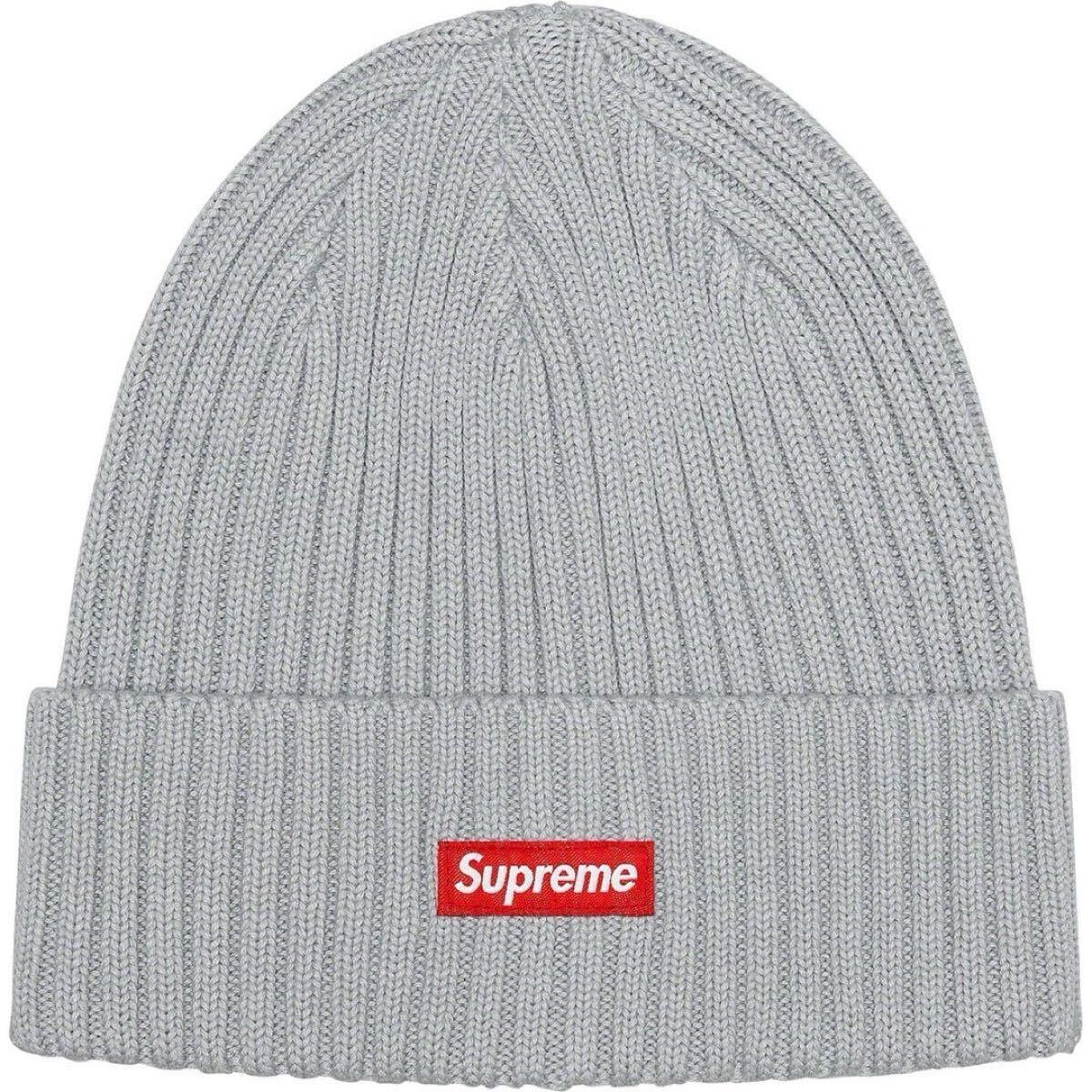 【新品未使用】 23SS 新品 SUPREME シュプリーム OVERDYED BEANIE オーバーダイドビーニー 帽子 ぼうし ニット帽 GREY グレー色拍卖