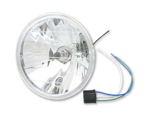 71-0280 マルチリフレクター ヘッドライト クリア 180φ (180パイ/Z1/Z2/ZI/ZII/Z750/Z900/Z1000/A4/A5/D1/KZ/RS/FX-1/MK-2/ Z400FX拍卖