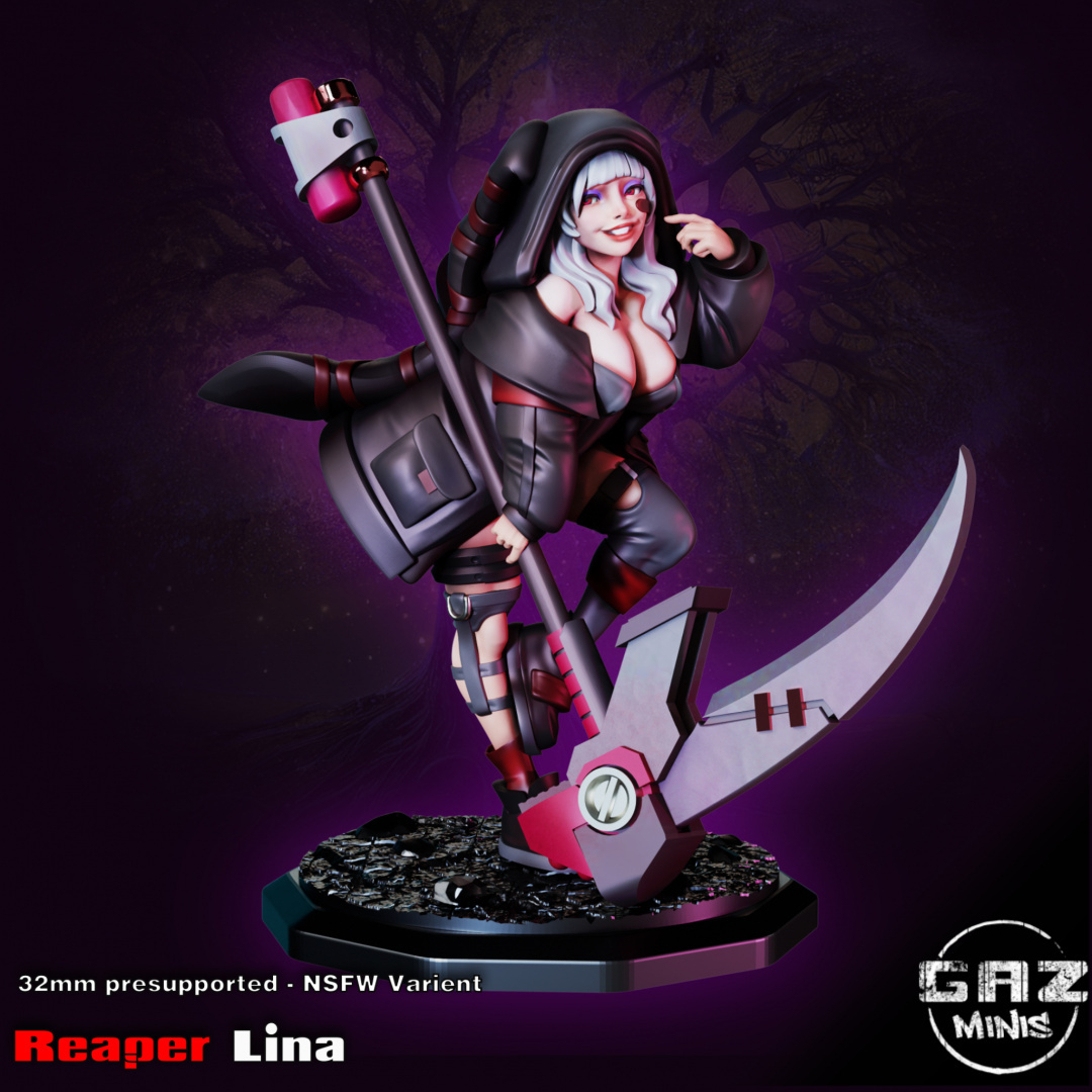 Gaz Minis | Reaper Lina 54mm | 3Dプリント フィギュア 正規品拍卖