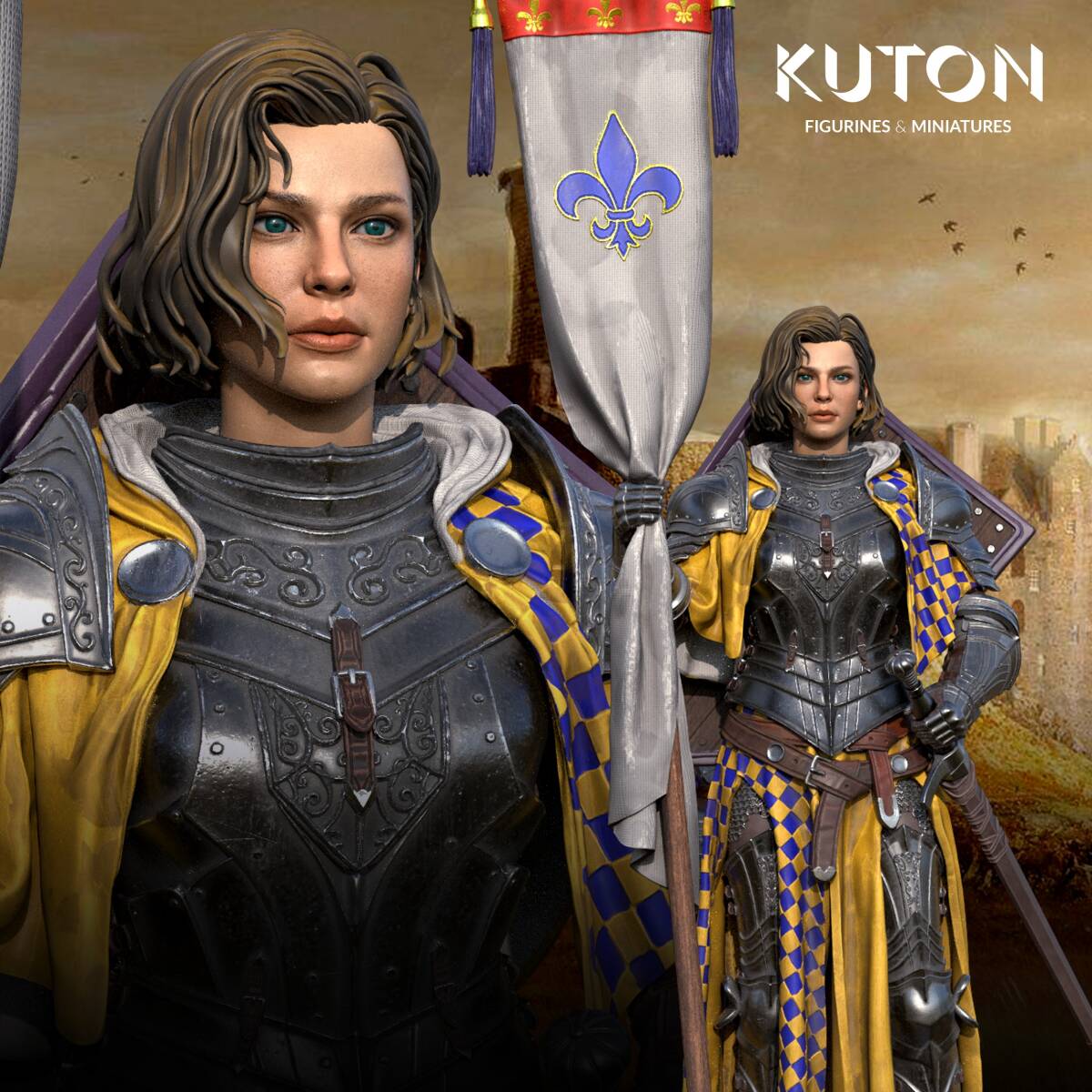 Kuton Sculpt | ジャンヌ・ダルク 1/10 | 3Dプリント フィギュア 正規品 拍卖