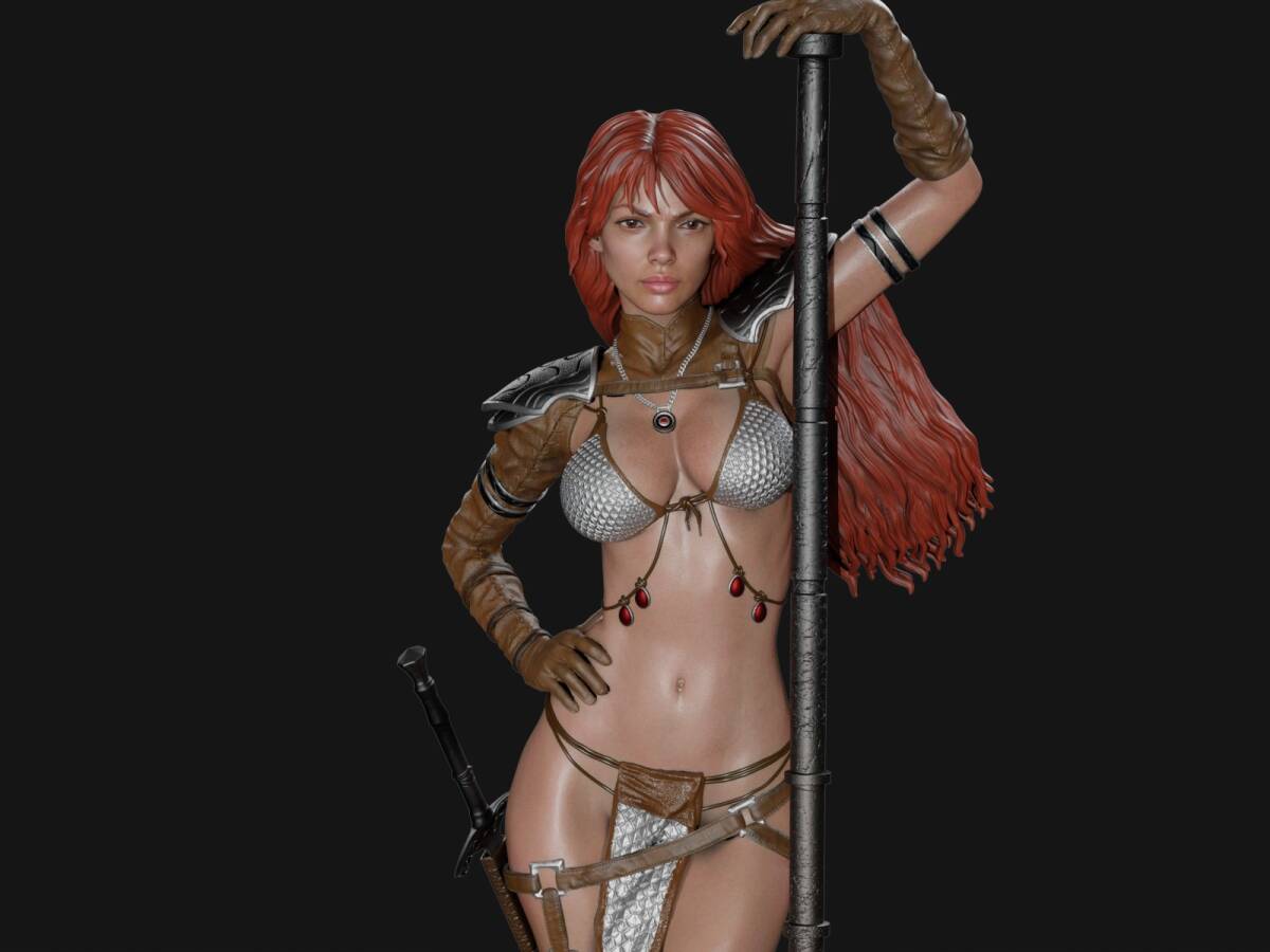 CA3D | Red Sonja 1/12 | 3Dプリント フィギュア 正規品拍卖