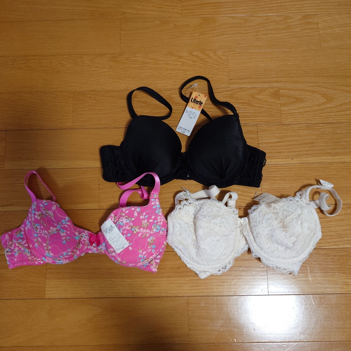 ★未着用★日本繊維中央卸商業組合連合会&美光他★ブラジャー★B70★3枚セット★下着★2拍卖