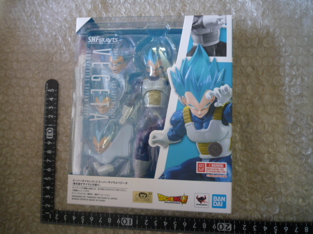 S.H.フィギュアーツ スーパーサイヤ人ゴッドスーパーサイヤ人 ベジータ -貫き通すサイヤ人の誇り- S.H.Figuarts 現状渡し品拍卖
