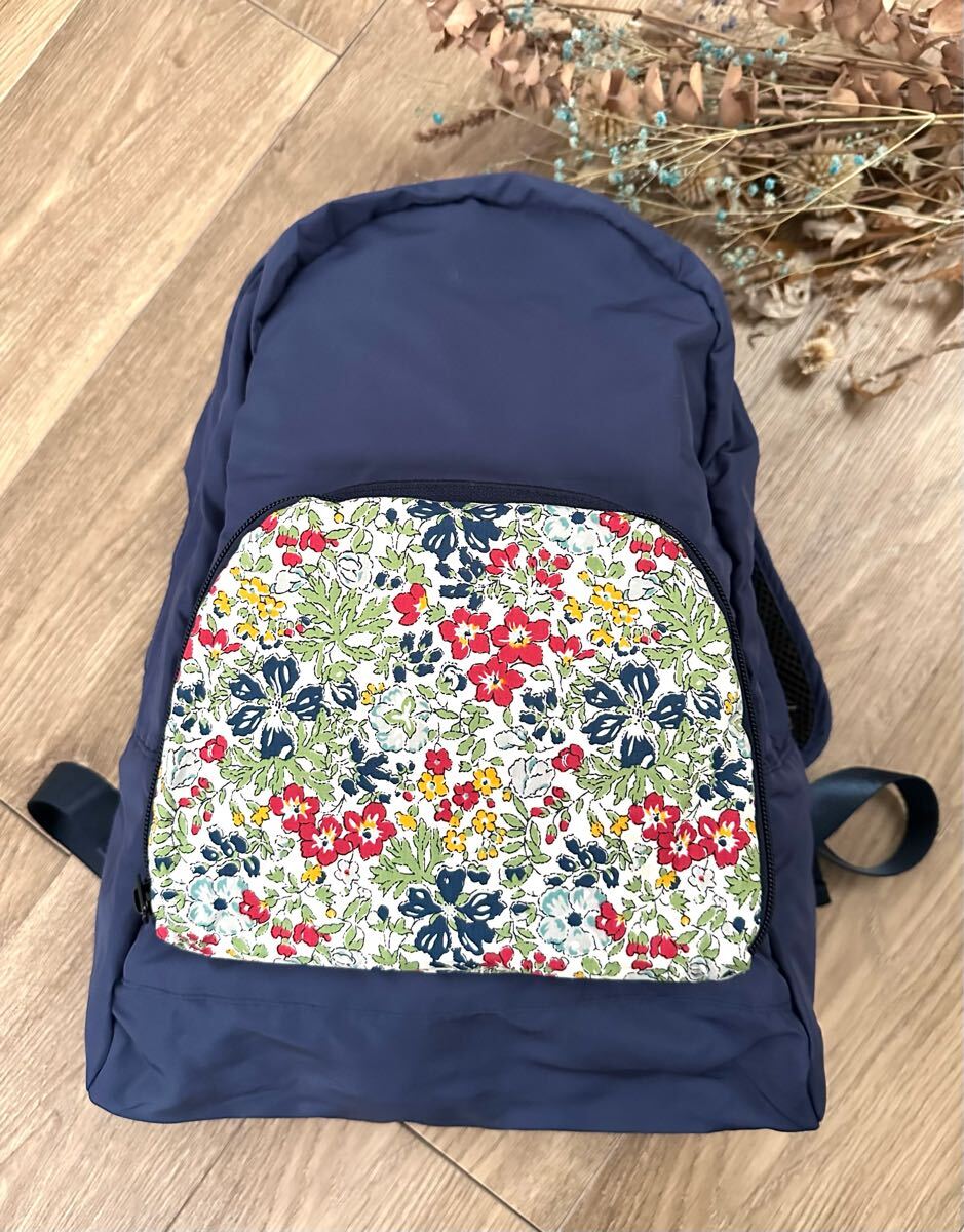 未使用 リバティ 折りたたみ リュック エコバッグリュック LIBERTY インターモード デイパック拍卖