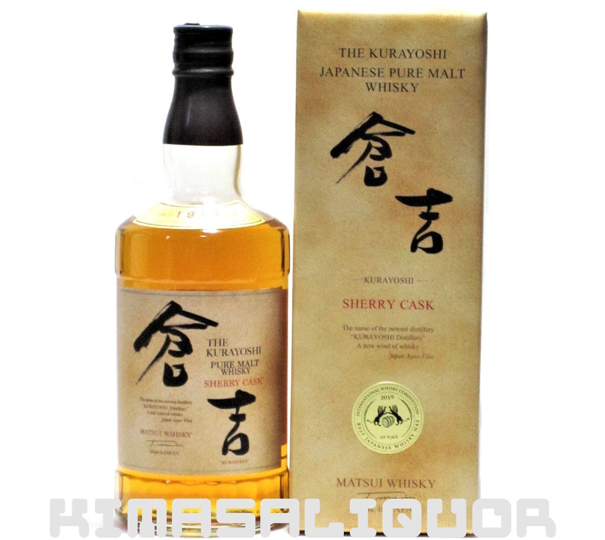マツイ ピュアモルトウイスキー 倉吉 シェリーカスク 箱付き 43度 700ml拍卖