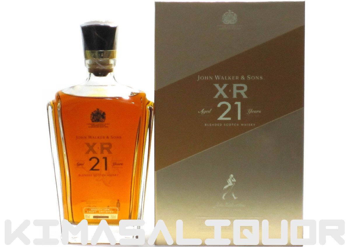 ジョニーウォーカー XR 21年 並行品 箱付き 40度 750ml拍卖