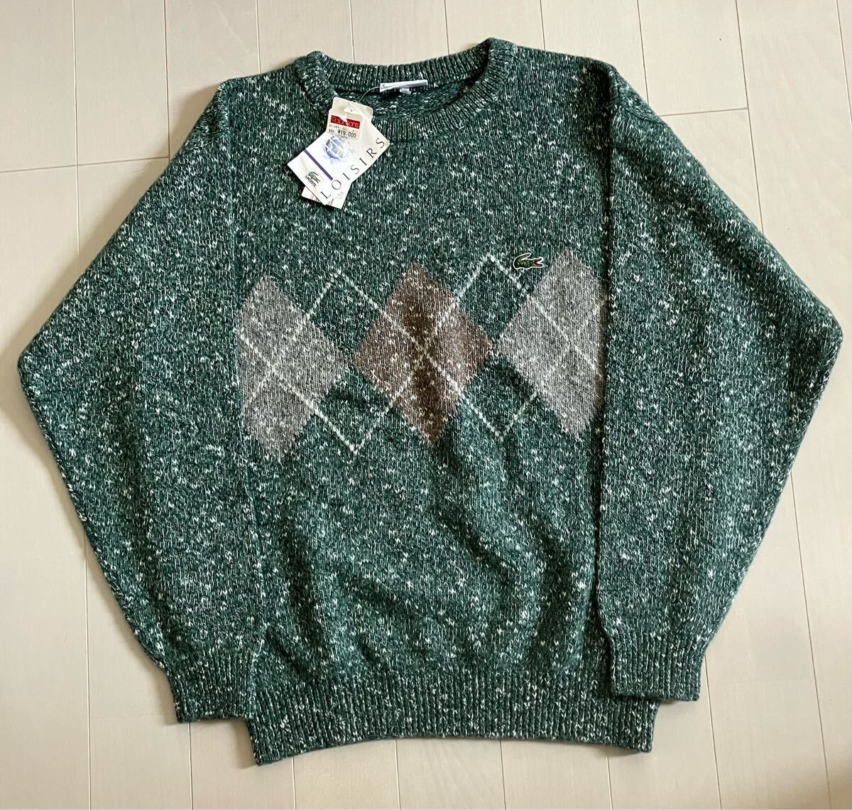 【未使用】CHEMISE LACOSTE シュミーズラコステ 霜降り ニット 5拍卖