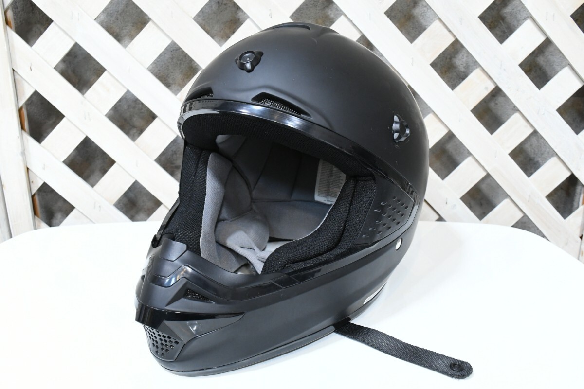 trok1221 エイチジェイシー HJC オフロードヘルメット CL-MX フルフェイス ブラック 黒 Lサイズ オフヘル バイク用品拍卖