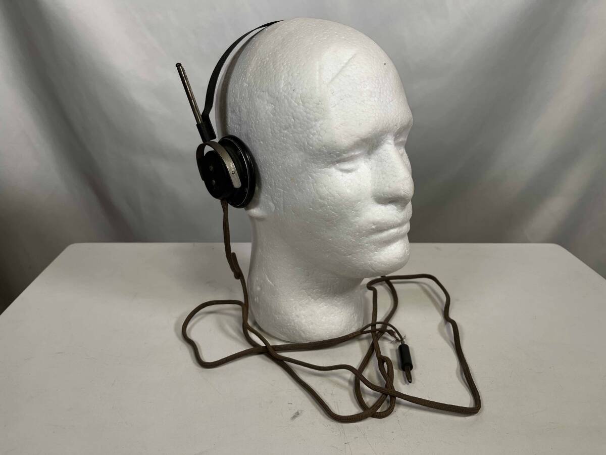 実物 ドイツ軍 無線 ヘッドフォン 中古品 破損あり 放出品 第二次世界大戦 拍卖