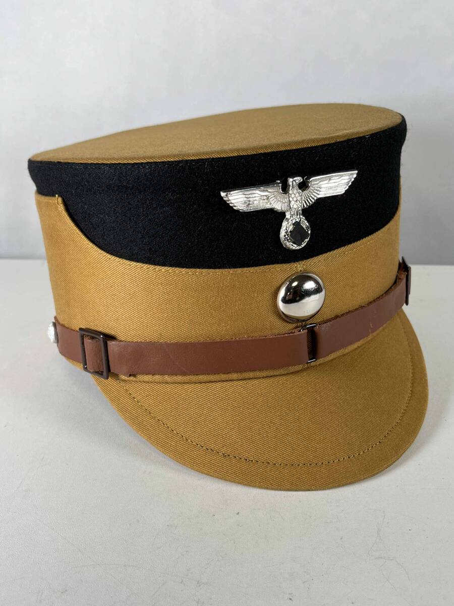 レプリカ ドイツ軍 SA 突撃隊 ケピ帽 ケピ 中古品 ブラック拍卖