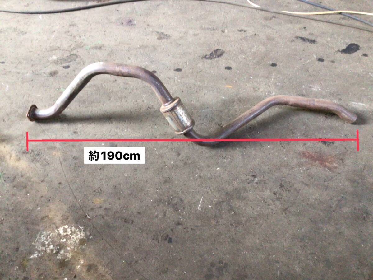 NKR81 H.17年 いすゞ エルフ エキゾースト マフラー パイプ タイコ リア G 24102 ④ 即日発送可 ヤフオク 8973721371 194×35×44拍卖