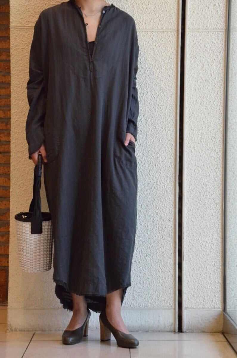 KristenseN DU NORD クリステンセンドゥノルド S210 2019SS ストライプ ロングワンピース 定価86,000円 SIZE1拍卖