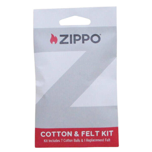 送料無料メール便 ジッポー 交換用綿 オイルライター専用綿(コットン&フェルトセット)#122112 純正品x6個セット/卸拍卖