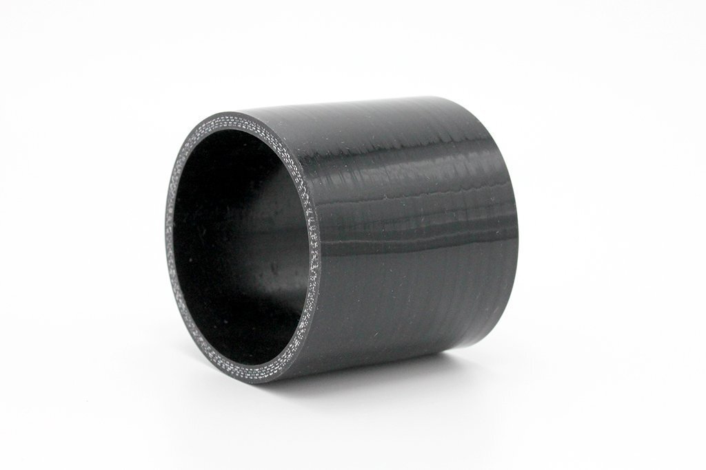 送料格安 76mm ストレート 強化シリコンホース 4層 ブラック 黒 4プライ インテークホース ラジエーター ヒーター 76Φ拍卖