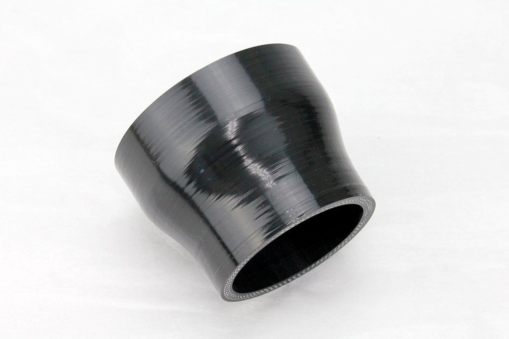 送料格安 70mm-90mm 異径ストレート 強化シリコンホース 4層 ブラック 黒 4プライ インテークホース ラジエーター ヒーター 70Φ-90Φ拍卖