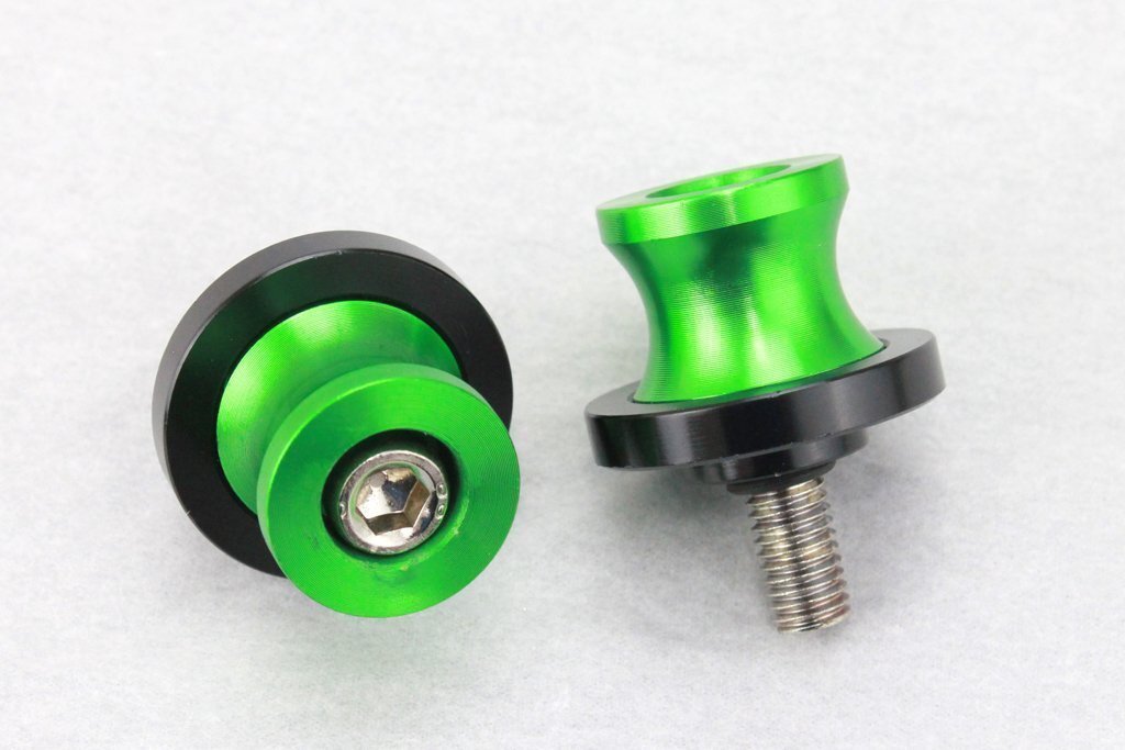 送料格安 グリーン スイングアームフック CB1300SF CB400SB ホーネット250 CB750F モンキー スタンドフックボルト 緑 CBR1000RR M8 8mm拍卖