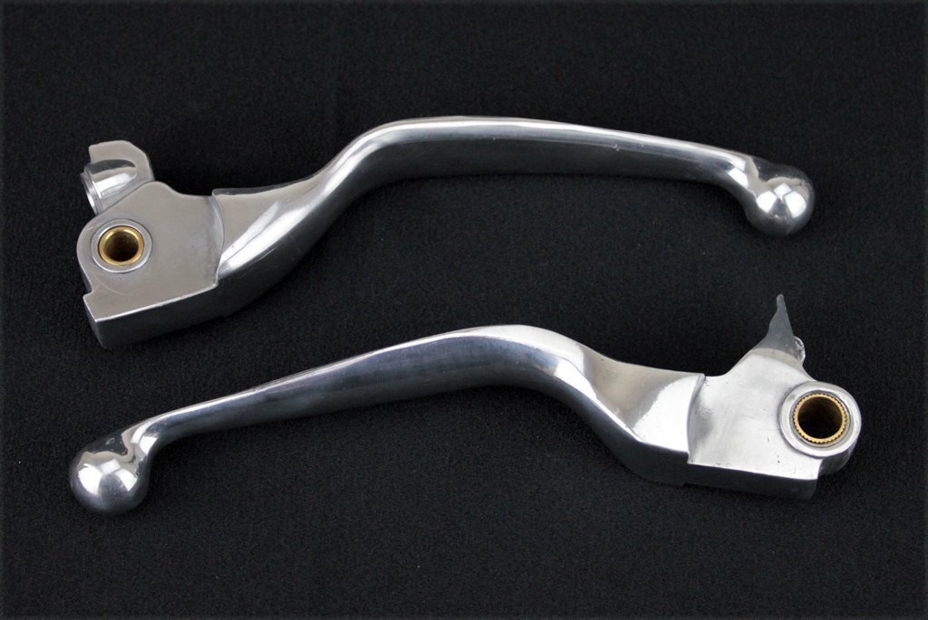 送料格安 ハーレー 2017年- フリーウィーラー トライグライド メッキ ブレーキレバー/クラッチレバーセット FLRT FLHTCUTG トライク拍卖