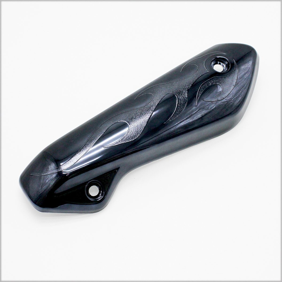 アドレスV125G 黒メッキ マフラーガード マフラーカバー ADDRESS V125 アドレスV125 ヒートガード CF46A CF4EA SUZUKI スズキ拍卖