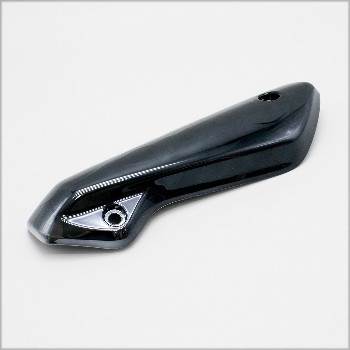 アドレスV125G 黒メッキ マフラーガード マフラーカバー ADDRESS V125 アドレスV125 ヒートガード CF46A CF4EA SUZUKI スズキ拍卖