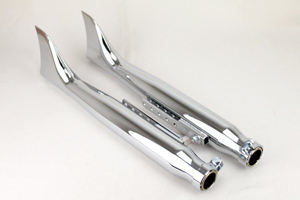 フィッシュテールサイレンサー左右セット ブルバード マローダー イントルーダー デスペラード マフラー SUZUKI スズキ拍卖