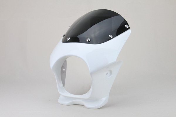 Dトラッカー125 KLX250ヘッドライトカウル 白 KDX125SR KSR110 KDX250 ホワイト ビキニカウル拍卖