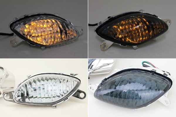 新品 GSX1300R隼 GW71A スモーク LEDフロントウインカー 99-07年 ハヤブサ HAYABUSA クリアウインカー SUZUKI スズキ拍卖