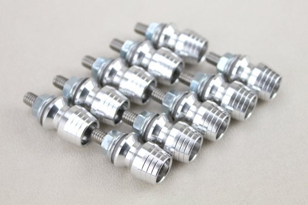 送料格安 6mm 荷掛フックボルト10個 銀CBR1000RR CBR600RR CBR900RR CBR954RR NSR250R VFR400R RVF400 VFR800 スタンドCBR1100XXナンバー拍卖
