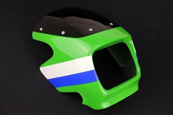 ZRX400 ZRXⅡ 純正タイプ ビキニカウル/スクリーン付 ライムグリーン ライトカウル KAWASAKI カワサキZR400E拍卖