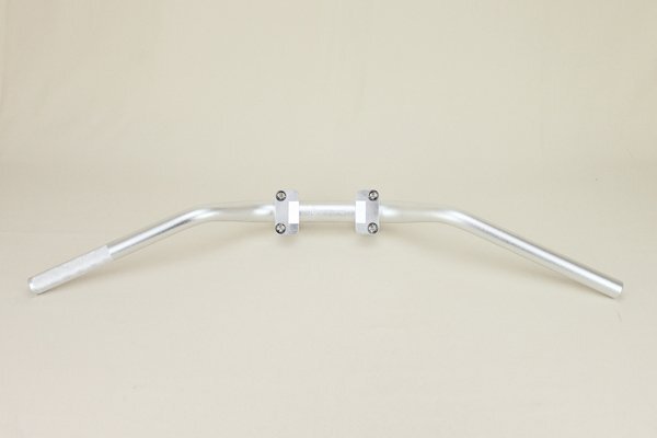 極太ファットバーハンドル/ハンドルクランプセット 22.2mm国産車用 28mmシルバー拍卖