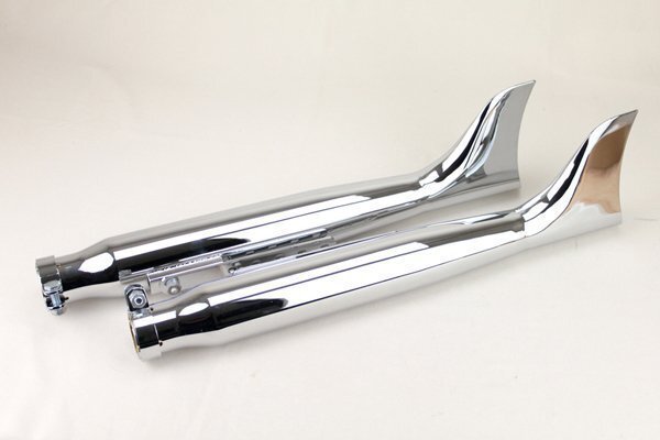 フィッシュテールサイレンサー左右セット マフラー スティード400 Vツインマグナ250 シャドウ Steed Shadow V-TWIN MAGNA VTX1300拍卖