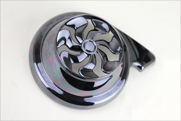 LiveDio ZX AF34 AF35 黒メッキ ファンカバー ライブディオ SR Cesta チェスタ ST SP J S ブラック HONDA ホンダ拍卖