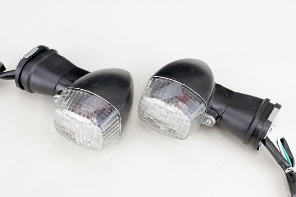 ZX-9R 純正タイプ クリアウインカー2個セット ZX-12R フロントZX-6RR GPZ1100 ZX-7RR ZXR250 ZXR400 ZXR750白拍卖