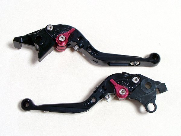 GSX1300R隼 BANDIT1200 可倒式ブレーキレバー クラッチレバーセット 黒 TL1000R SV1000S GS1200SS GSX1400 SUZUKIスズキ拍卖
